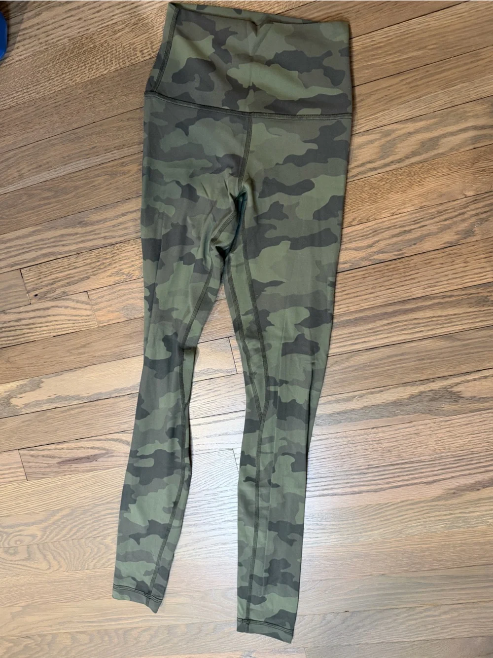 lululemon athletica Olive & Dark Green Camo High-Rise Leggings